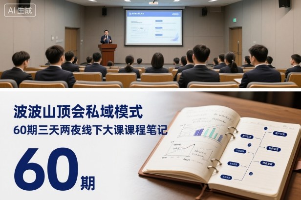 波波山顶会私域模式60期三天两夜线下大课课程笔记(文档)插图 波波山顶会私域模式60期三天两夜线下大课课程笔记(文档)