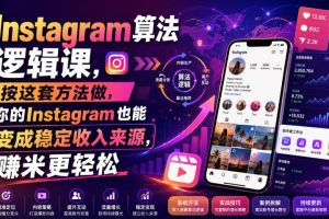 Instagram算法逻辑课，按这套方法做，你的Instagram也能变成稳定收入来源，賺米更轻松【原创双语字幕】