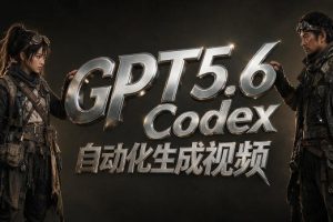 GPT5.6+Codex自动化生成视频全流程实战，从提示词设计、角色设定、封面海报，到视频生成思路与自动化工作流