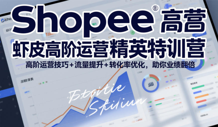 Shopee虾皮高阶运营精英特训营,高阶运营技巧+流量提升+转化率优化,助你业绩翻倍(更新26年7月)插图 Shopee虾皮高阶运营精英特训营,高阶运营技巧+流量提升+转化率优化,助你业绩翻倍(更新26年7月)