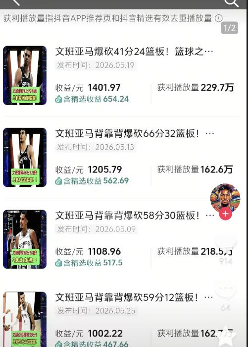 抖音8W粉丝博主的篮球人物深度解析解说教学,零门槛玩转伙伴计划与精选独家,单日稳定收益1k+插图1 抖音8W粉丝博主的篮球人物深度解析解说教学,零门槛玩转伙伴计划与精选独家,单日稳定收益1k+