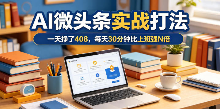 一天挣了408,AI微头条实战打法,每天30分钟比上班强N倍插图 一天挣了408,AI微头条实战打法,每天30分钟比上班强N倍