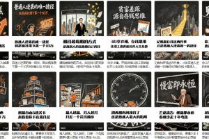【AI书单】财富书籍图文解读玩法，一键直出，几十条视频，跑出1000单，全流程拆解，新手也可以上手