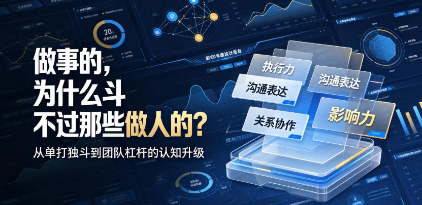 付费文章：做事的，为什么斗不过那些做人的？