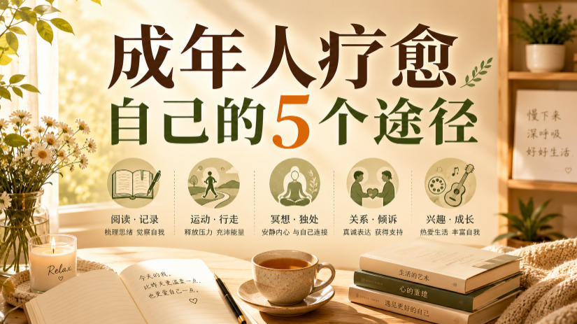 付费文章:成年人疗愈自己的5个途径插图 付费文章:成年人疗愈自己的5个途径