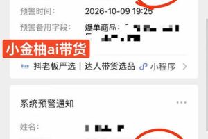 外面收费999的AI零食带货爆单实战教学，覆盖食品开箱、仓库直播、超市抢购等热门爆款场景，AI批量做零食短视频带货